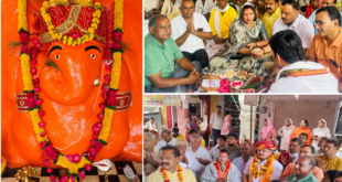 माणक चौक गणेश मंदिर में मनाया गया भव्य गणेश जन्मोत्सव, पालिकाध्यक्ष ने की शिरकत