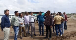 वंदे गंगा जल संरक्षण जन अभियान के तहत पत्रकारों को कराया निर्माणाधीन ईसरदा बांध का अवलोकन