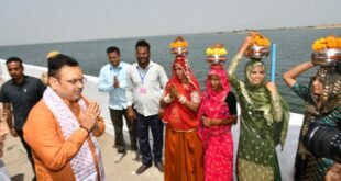 बीसलपुर बांध से मुख्यमंत्री भजनलाल शर्मा ने किया ‘वंदे गंगा जल संरक्षण जन अभियान-2026’ का शुभारंभ