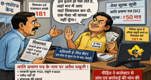 “जहाँ शिकायत करनी है कर दो…” ई-मित्र संचालक की कथित दबंगई, कलेक्टर से कार्रवाई की मांग